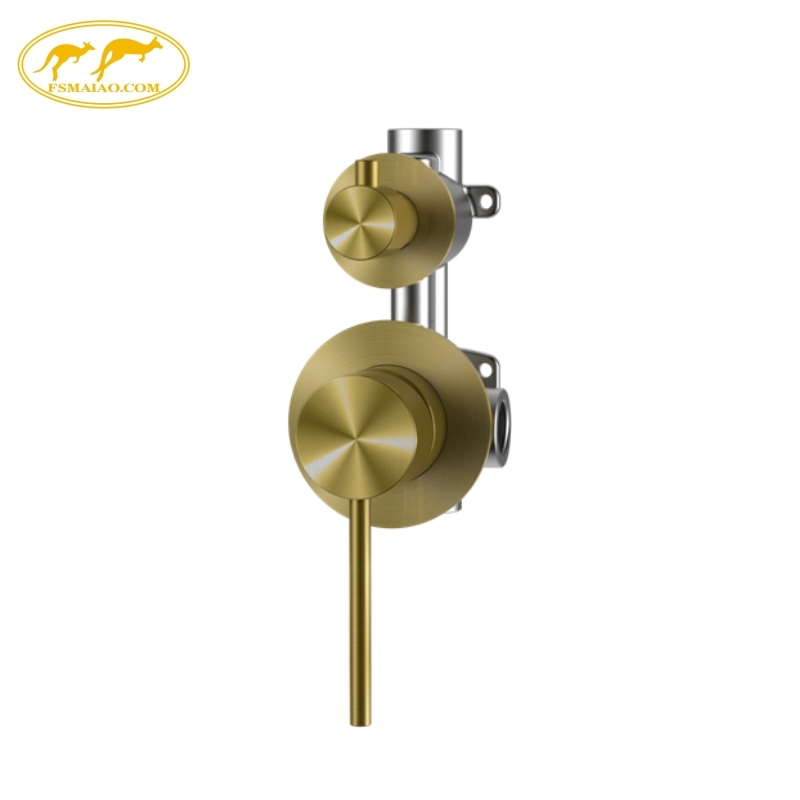 Bathroom 304 Stainless Steel Body High-Pressure Resistant Shower Mixer with Diverter