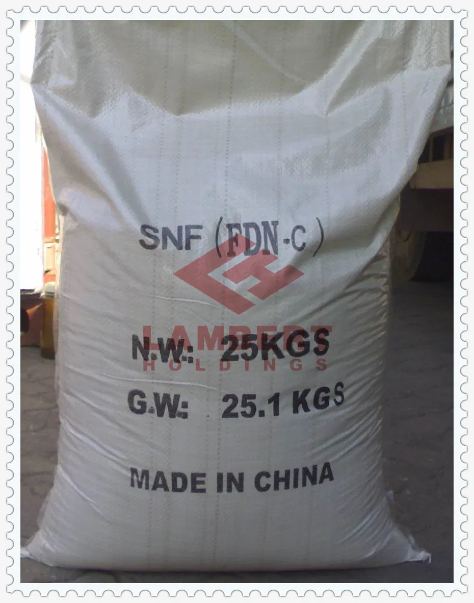 Qingdao Lambert Top Quality Wholesale Bulk Fdn/Snf Naphthalene Series Superplasticizer Concrete Admixture