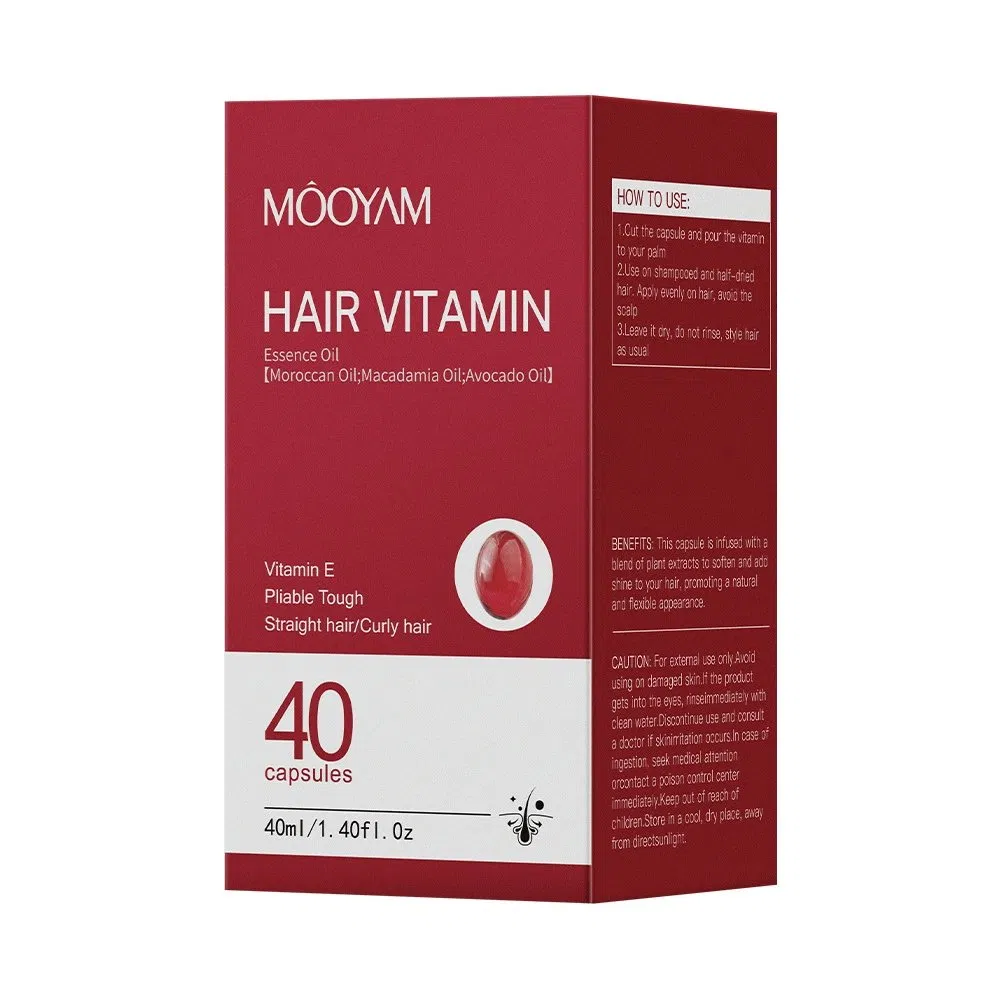 Vitamin Moisturizing Repair Hair Growth Restoration Care Enriched Moroccan Macadamia Avocado Oil Capsule Serum