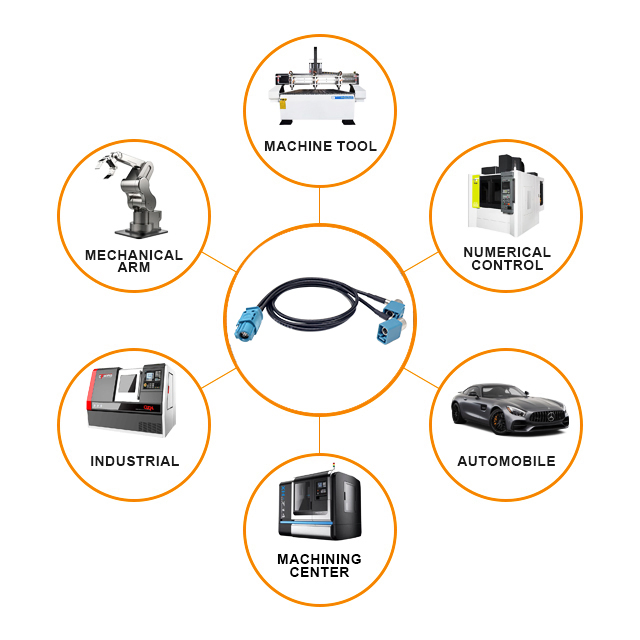 Кабель-переходник Fakra Jack на 2 Fakra Jack Y для авто