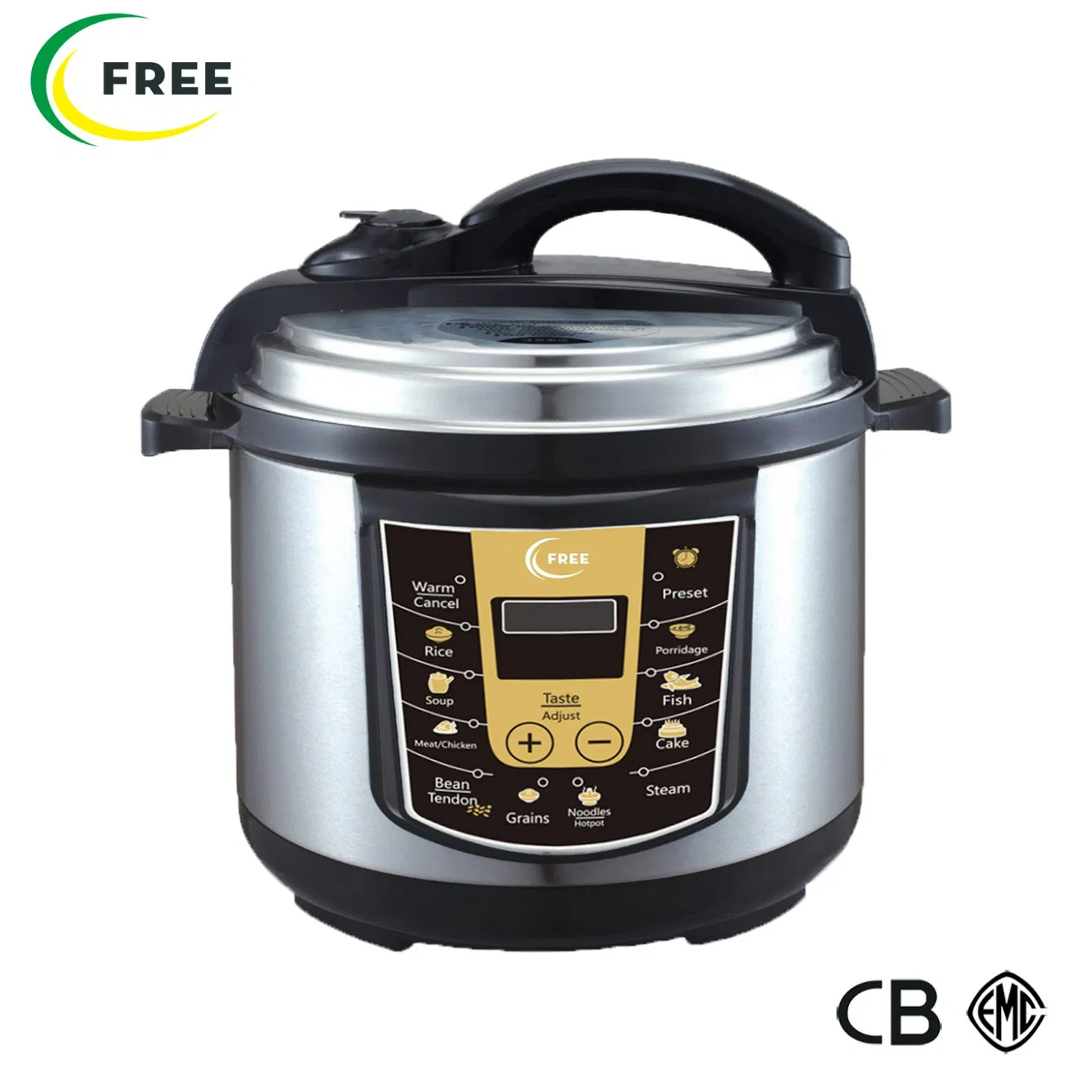 1000W 6L 8L 10L 12L Stainless Steel Multifunction Electric Pressure Cookers