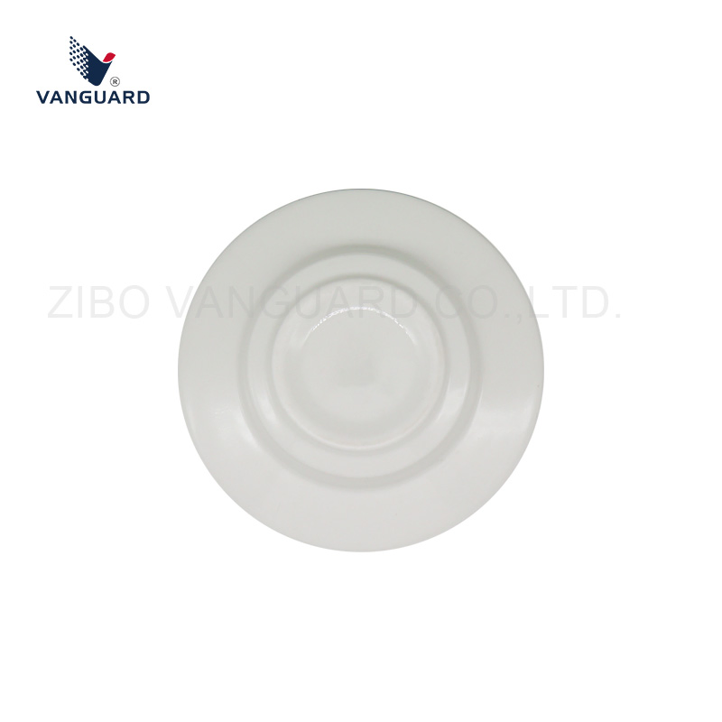 Factory Custom Outdoor Cigar Ashtray White Round Ceramic Cigarette Ashtray