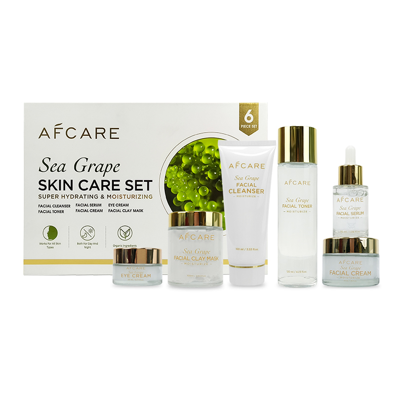 Korean Products Cruelty-Free Moisturizer Firming Sea Grapes Skin Care Brightening Set