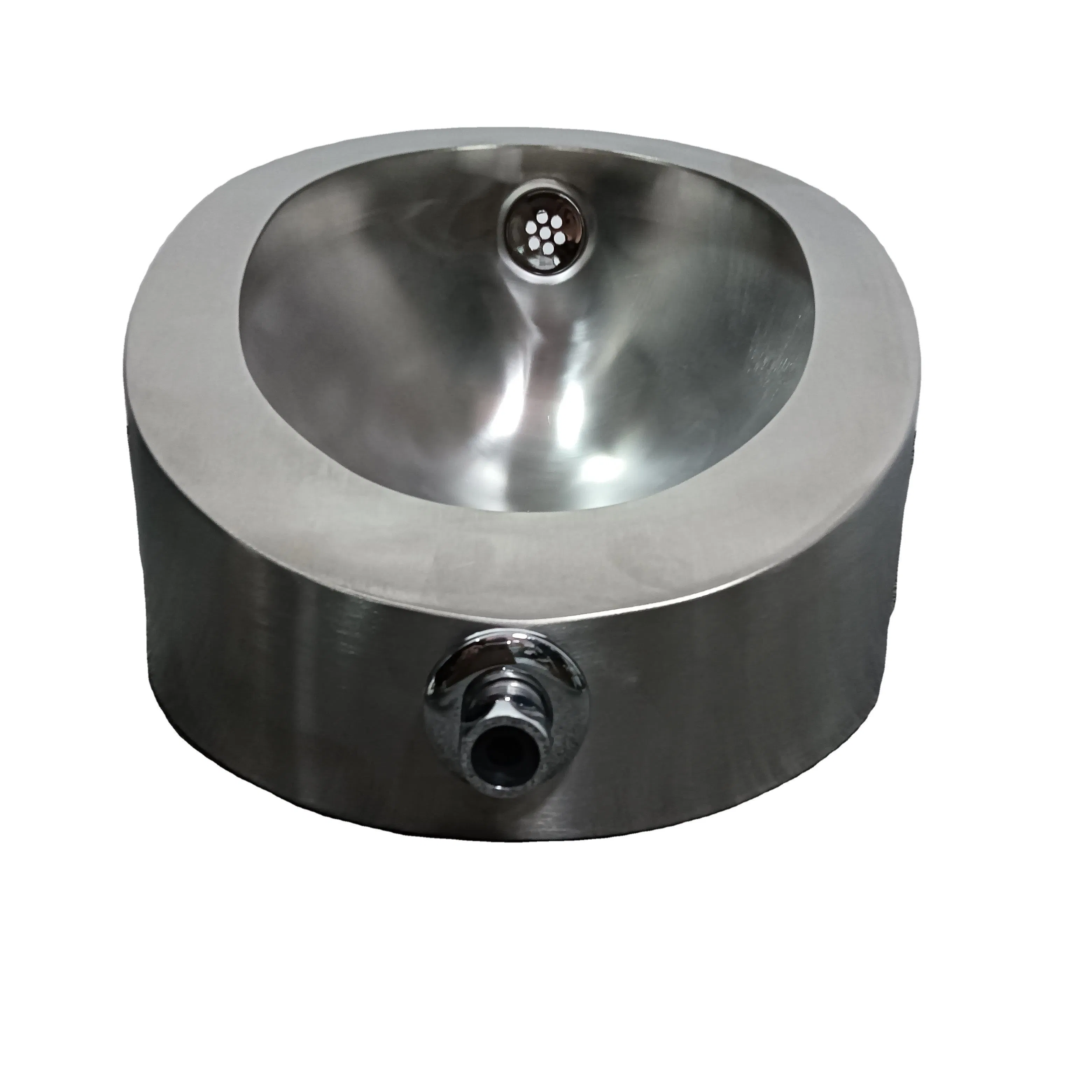 Modern Wall-Mounted Round Urinal in Durable Stainless Steel 304