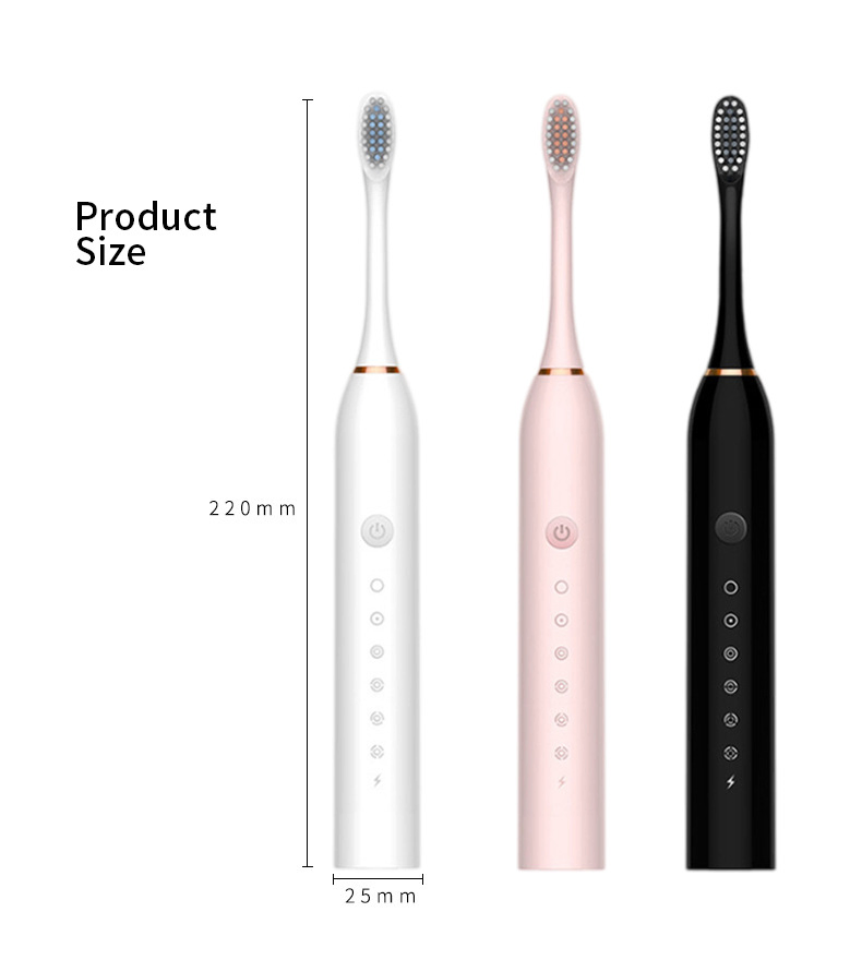 Ultrasonic Vibrating Electric Toothbrush Electric Toothbrush with Holder High Quality Electric Toothbrush