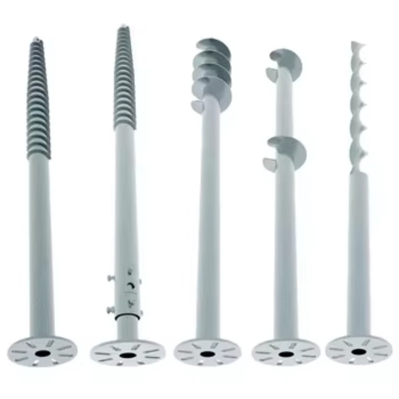 Q235 Helical Piers Hot DIP Galvanized Ground Screw Pile