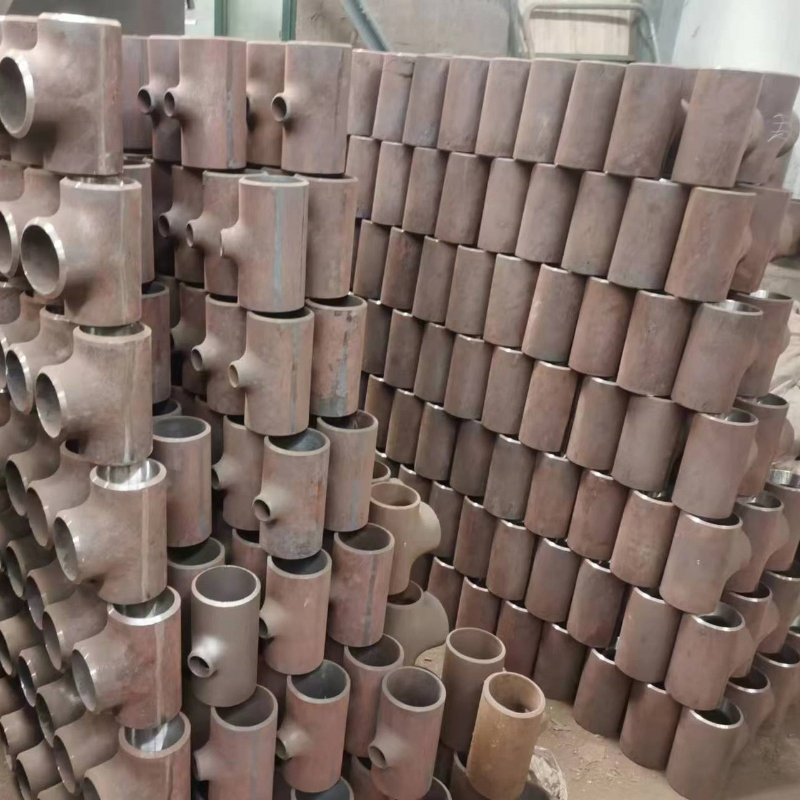 Butt-Welded Pipe Fittings Forged Stainless Steel 316 Seamless Straight Cross Tee