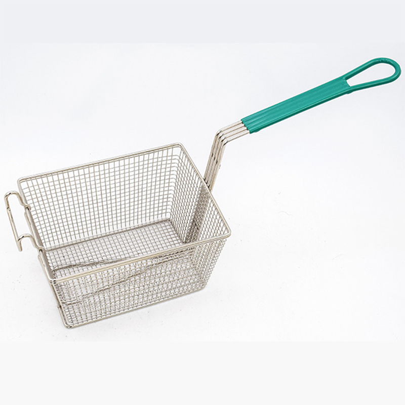 Kitchen Stainless Steel Strainer Wire Mesh French Fries Frying Basket