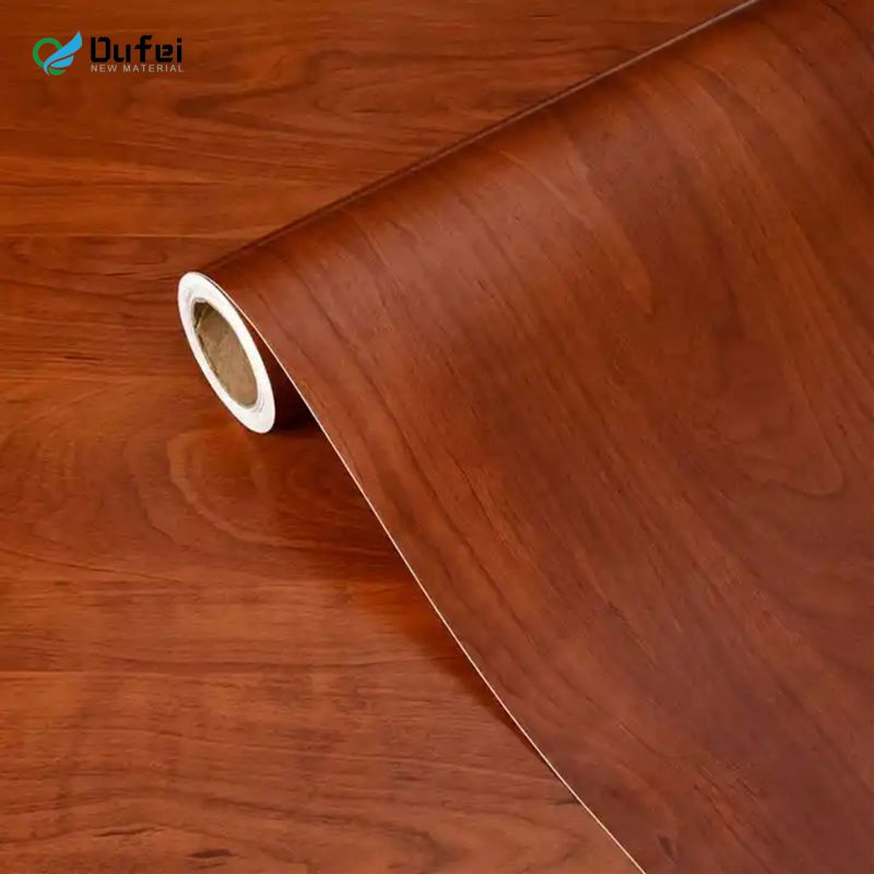 Wood Grain PVC Lamination Film PVC Decorative Film PVC Wall Panel Film
