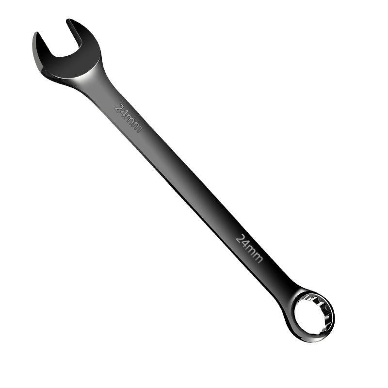 Black Oxide Combination Wrench Open End & Box End Wrench Set