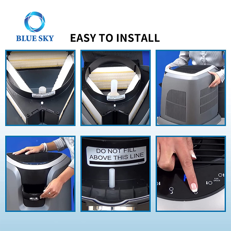 Replacement Emerson Essick Air Hdc411 Humidifier Wick Filters Compatible with Sears Kenmore 14413 144130 14416 144160 144161