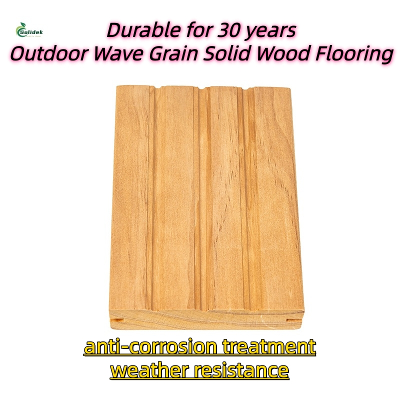 Wave Grain Modified Pine Decking for Patio & Garden