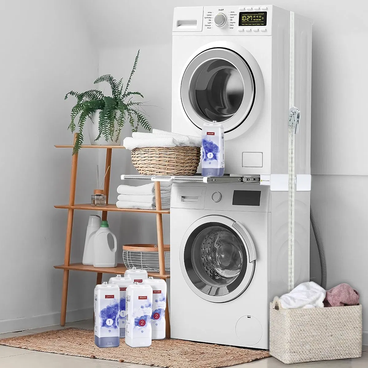 Find Similar Iconstacking Kit for Various Brands of Washer/Dryer Laundry Front Load with Pull out Shelf