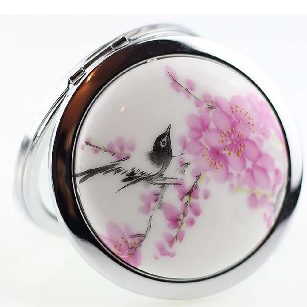 Wholesale Round Mirror Double Sided Mini Makeup Mirror