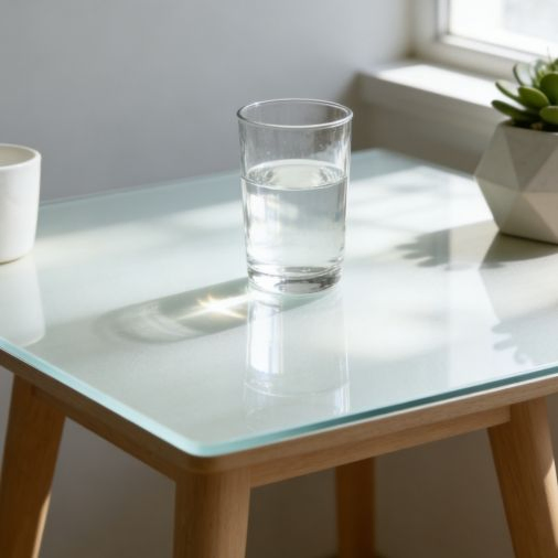 Frosted Glass for Kitchen Wall Cabinets Door, Oil-Resistant and Separate Dirt