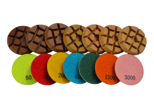 Super Fine 3” Resin Bond Diamond Polishing Pad for Concrete