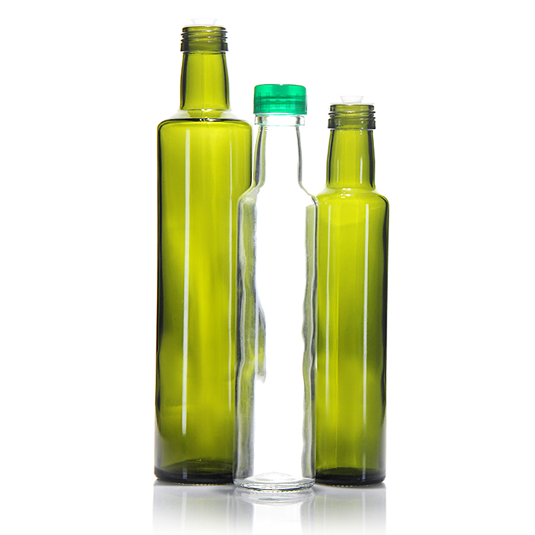 Top Quality 750ml 1000ml Amber Dark Green Glass Olive Oil Bottles for Kitchen