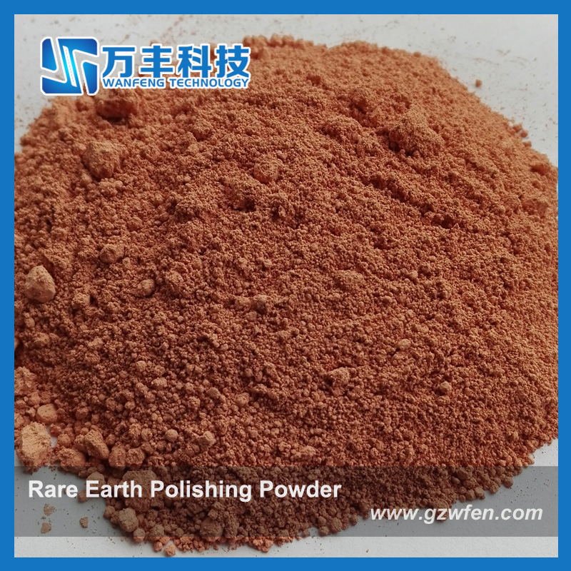 Полировальный порошок редкоземельный красный D50 1.5 мкм
