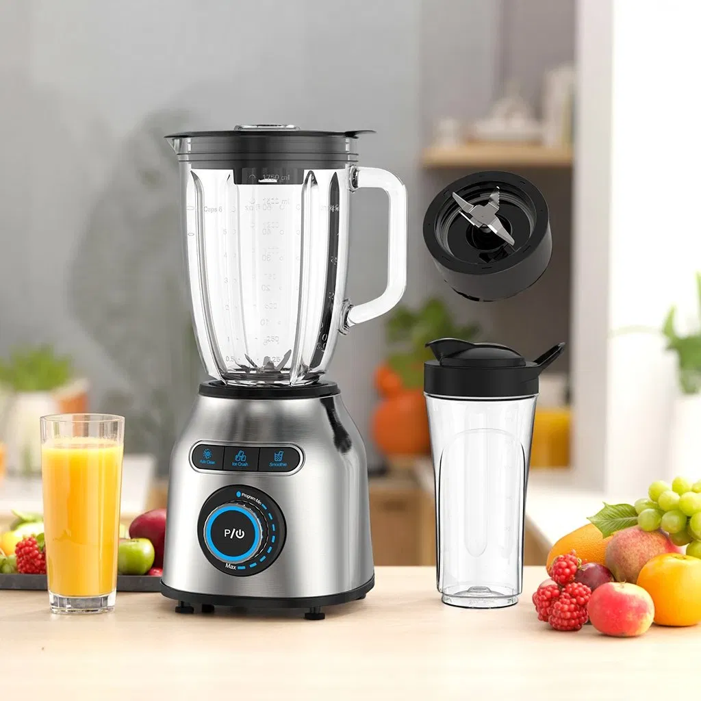 Kitchen Home Licuadora Table Commercial Stainless Steel Heavy Duty Fresh Fruit Juicer Maker Mixer Machine Electric Smoothie Blender Blenders and Juicers