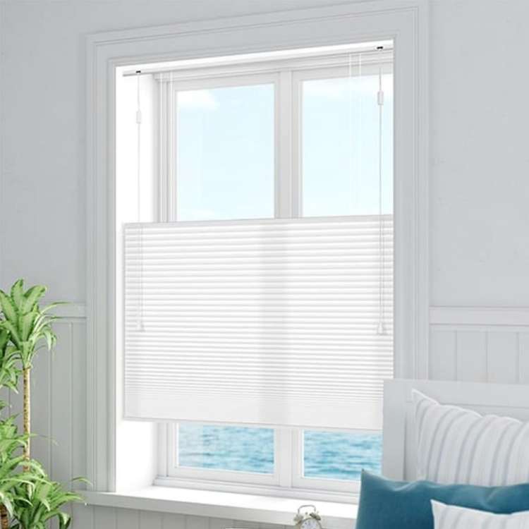 Sisheng Perforation-Free Day and Night Honeycomb Blinds by Remote Control Indoor