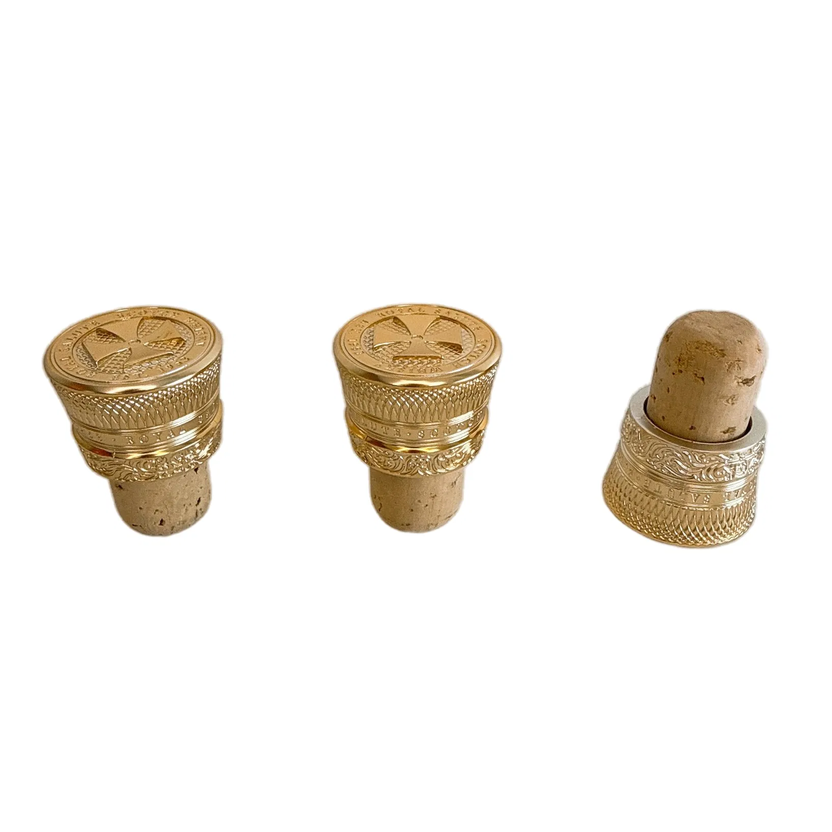 Пробка из золотого дерева для бутылки виски