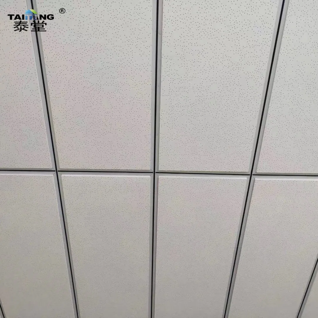 High Nrc Ceiling Tile Dalle Faux Plafond 60X60 Minrales Drop Ceiling Panels