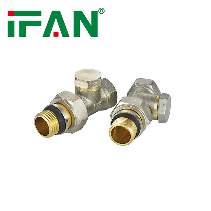 Ifan Wholesale Brass Plated Automatic Thermostatic Radiator Valve for Home