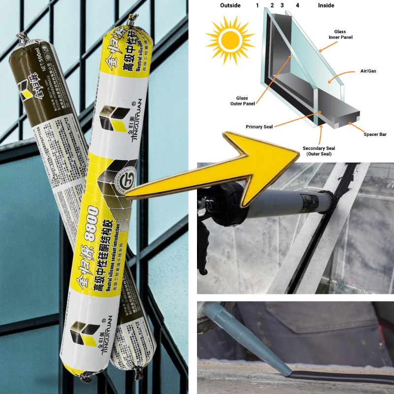 Topsen 8800: High Performance Silicone Structural Sealant for Curtain Walls