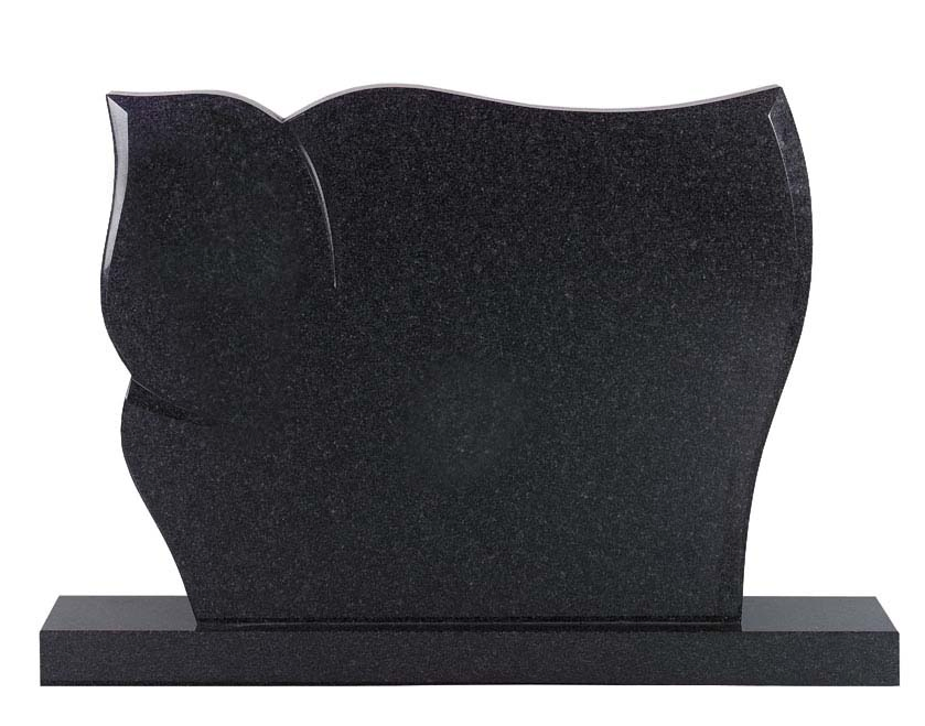 Natural Stone absolute black granite Tombstone for Memorial/Dead/cemetery/graveyard