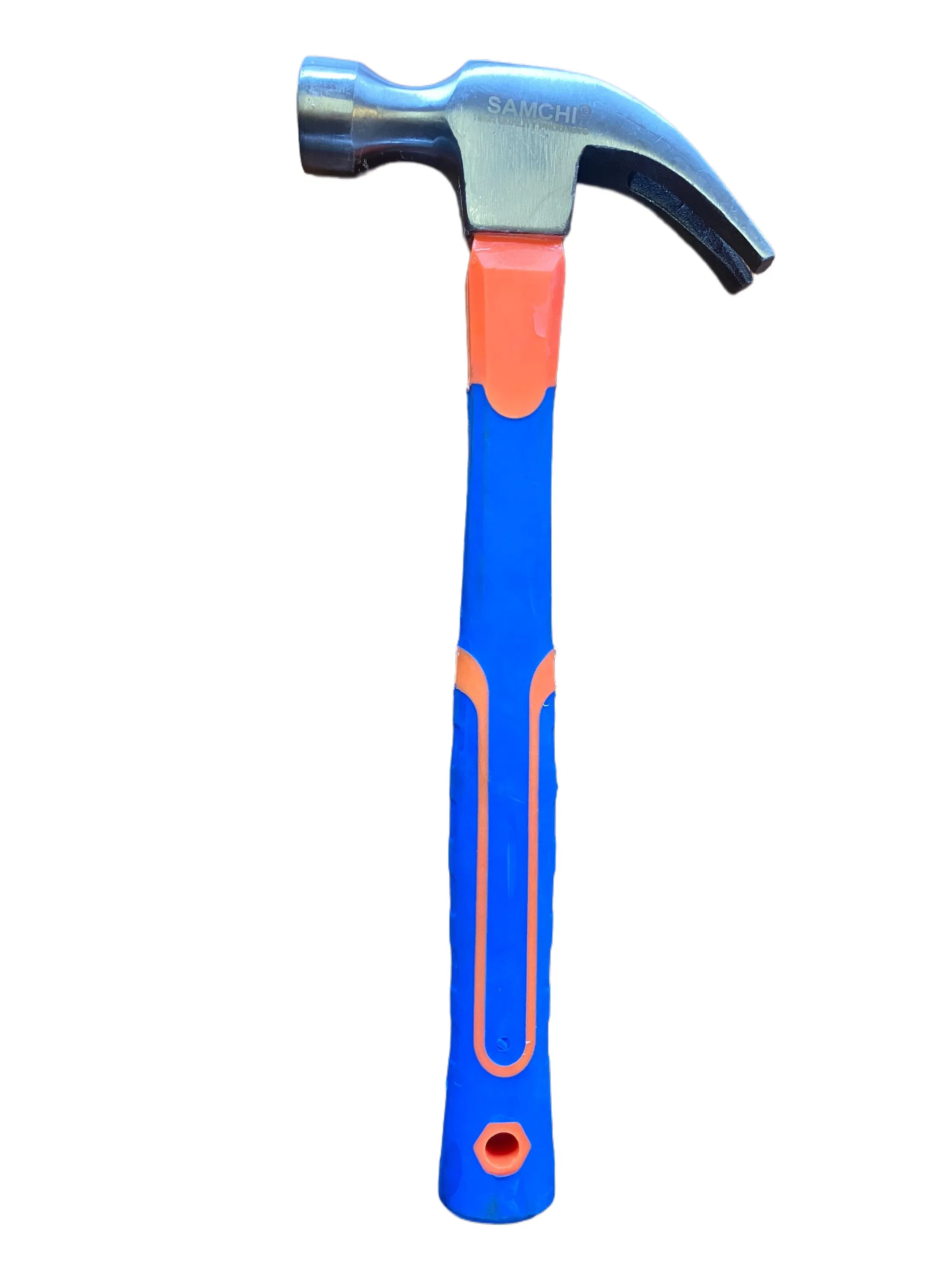 Multi Purpose Hardware Tool Steel Claw Hammer with Pure Fiberglass Handle