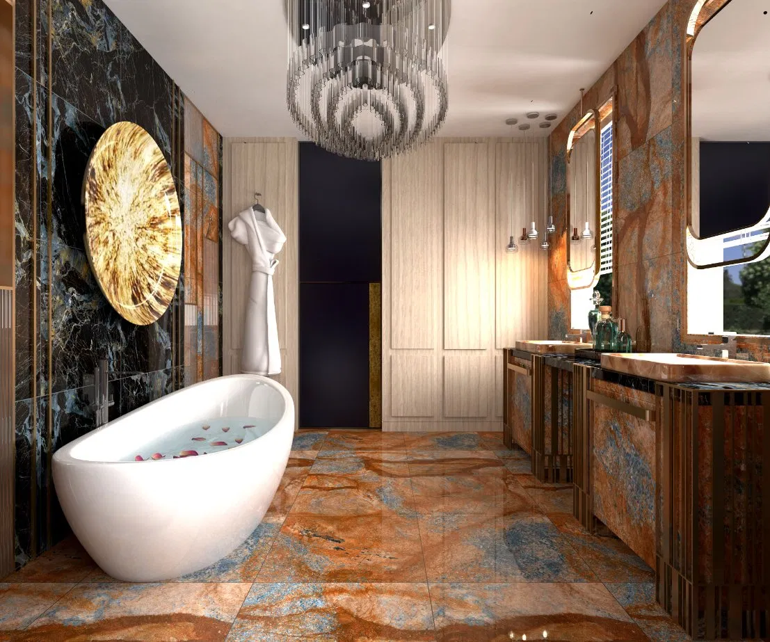 Free Sample Luxury Marble Texture Glossy Polished Tile Ceramic in China Living Room Kitchen Wall Tile