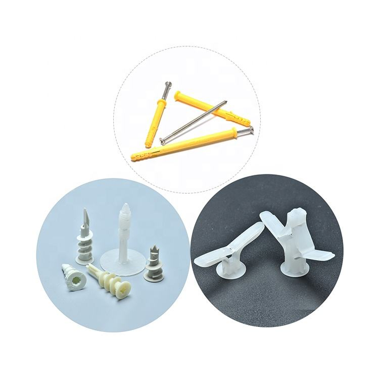 Professional Factory Direct Sale Plastic Wall Expansion Tube Nylon Plastic Anchor Bolt Screw