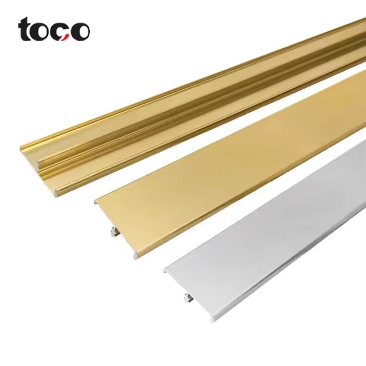 Light Luxury Aluminum Edge Banding Profile Building Metal Tile Trim