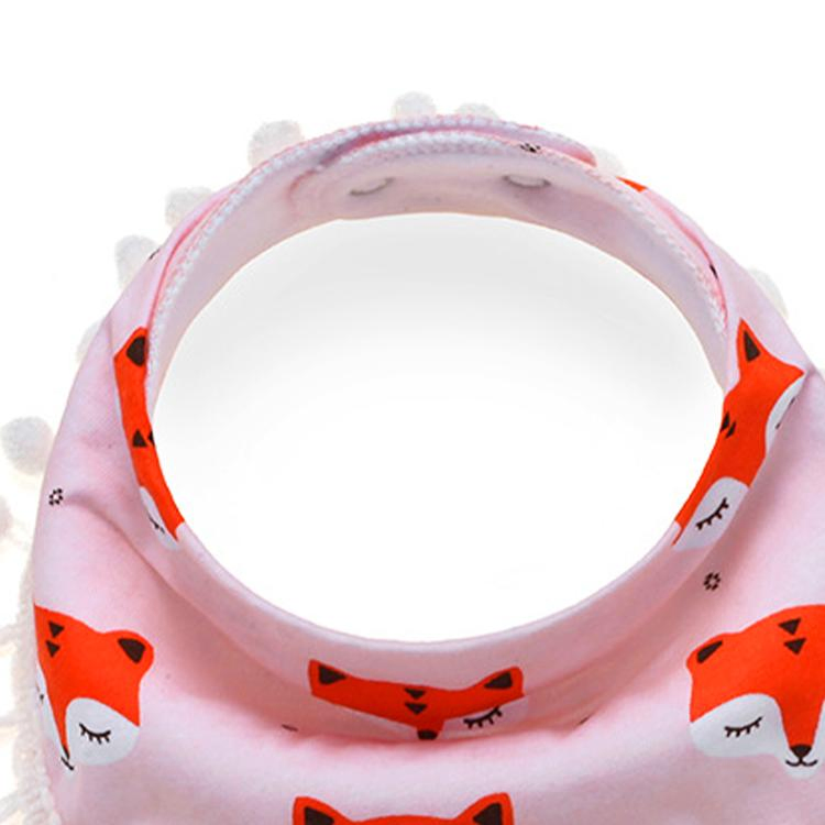 Waterproof and Washable Baby Bibs with Soft Cloth Backing