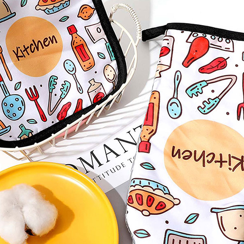High-Temperature Resistant Gloves, Kitchen Steamer and Microwave Oven Gloves, Baking Anti-Heat Gloves