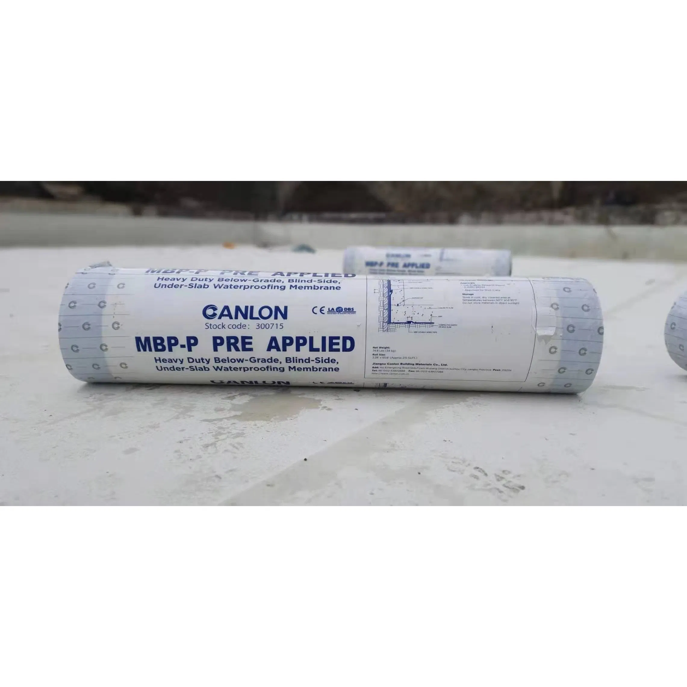 Mbp-PRO HDPE Waterproofing Membrane for Basement Waterproofing and Foundation Wall