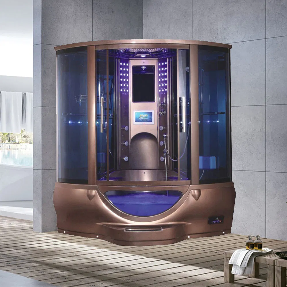 Modern Multi-Function Bathroom Fitting Accessories Steam Relax Shower Wet Glass Cabin