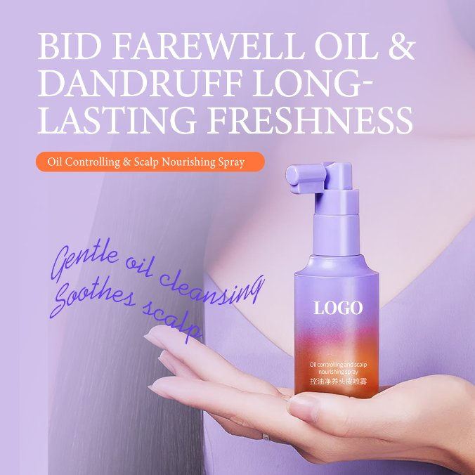 OEM/ODM Regulation Seborrheic Scalp Long-Lasting Oil-Control Anti-Hair Platycladus + Ginger + Tea Triple Oil-Control Sapindus Fruit Ginseng Rosemary Scalp Spray