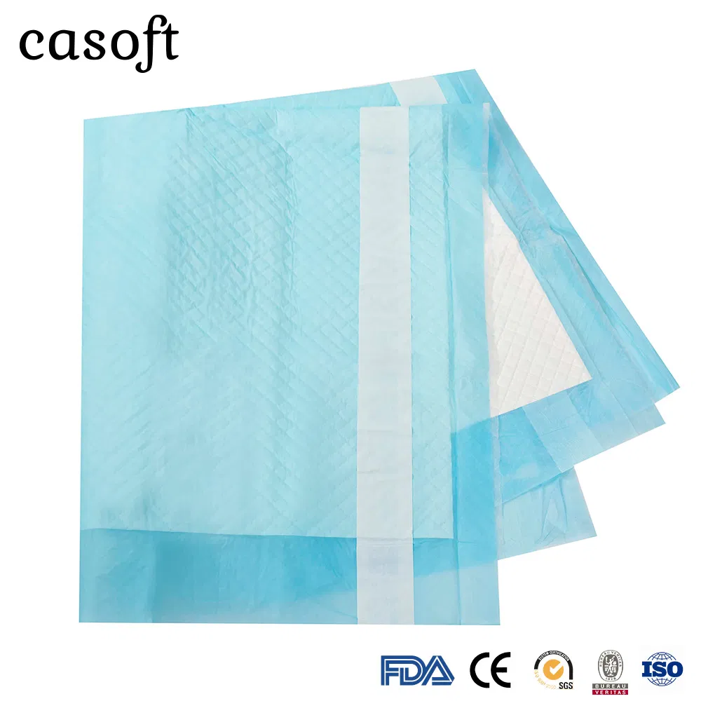 Casoft CE FDA Bed Pads Disposable Incontinence Underpads Medical Hospital Chucks Mattress Protector Mats for Elderly/Patients/Kids/Pets Waterproof Underpads