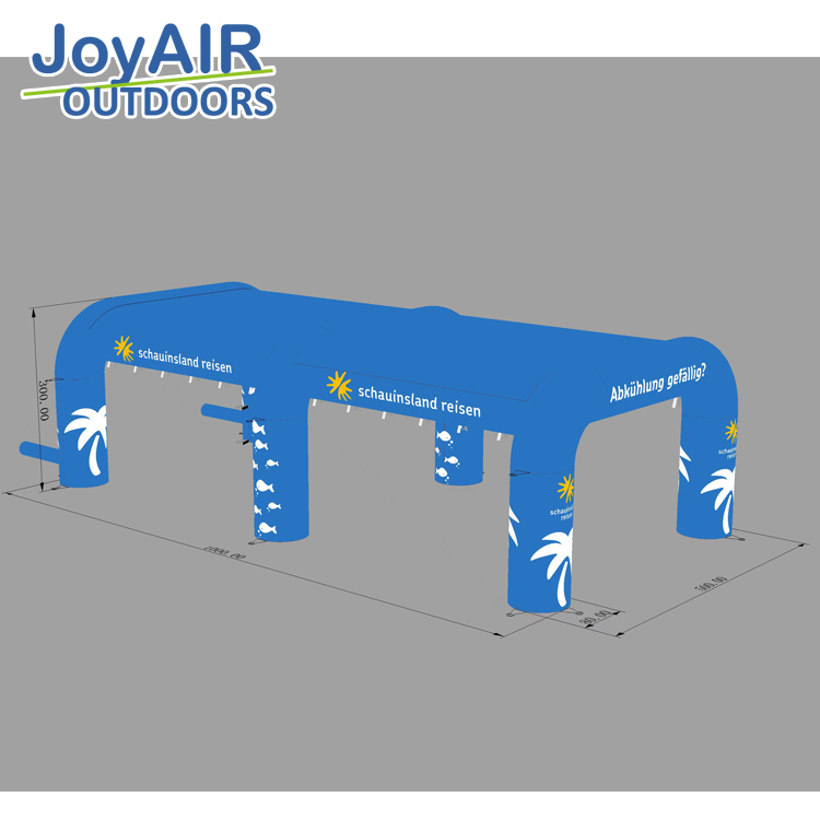 Wholesale high quality custom inflatable arch mist spray inflatable misting tent  for outdoor event