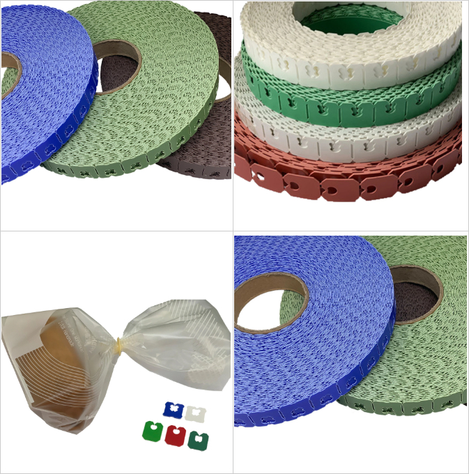 Plastic Food Sealing Clip/White Bread Bag Clips/Bag Clips