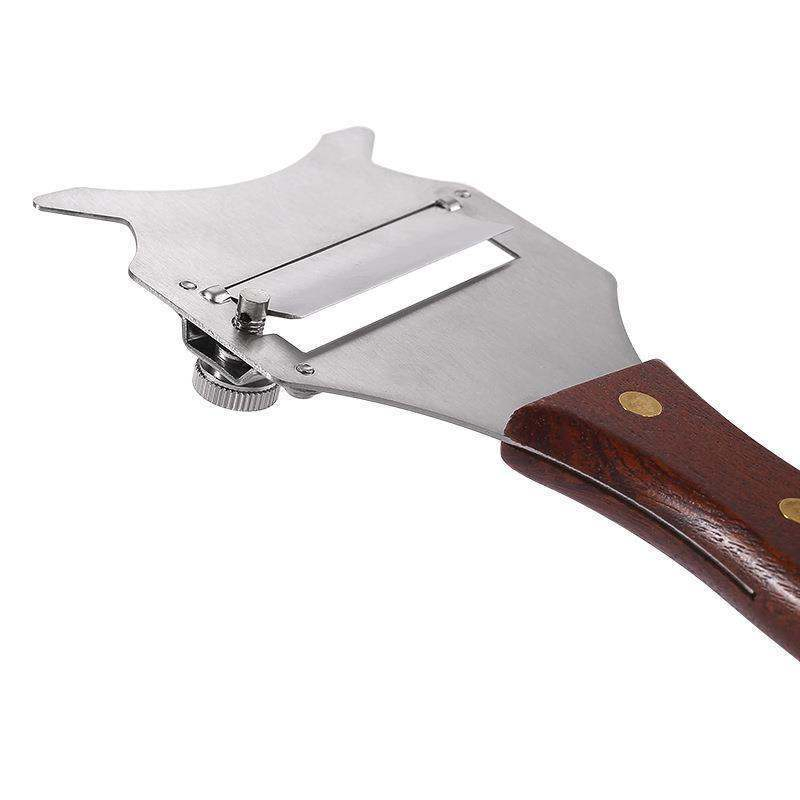Stainless Steel Truffle Knife with Wooden Kitchen Supplies Appliances Storage