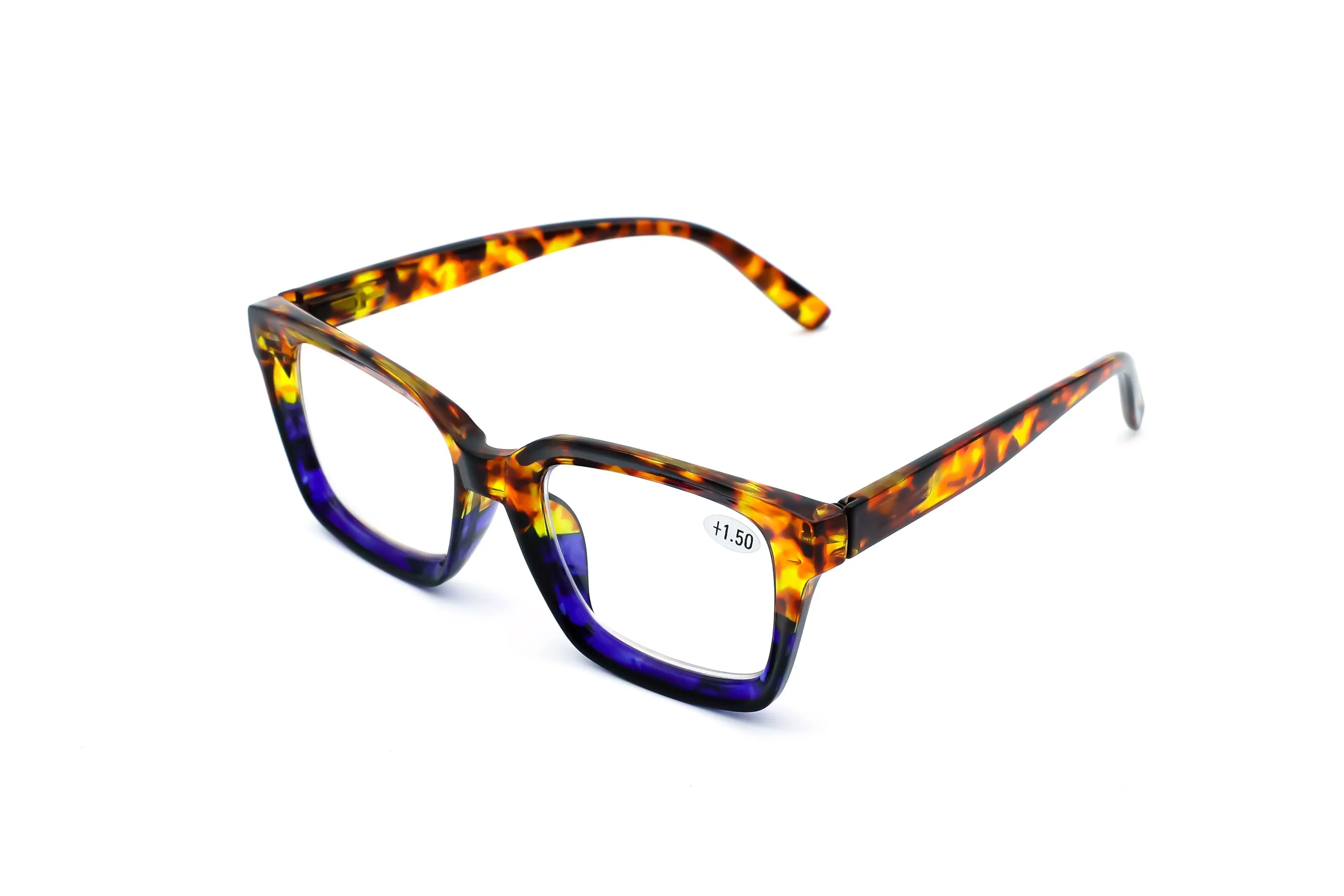 Square-Shaped Full-Frame Fashion PC Eyewear Reading Glasses