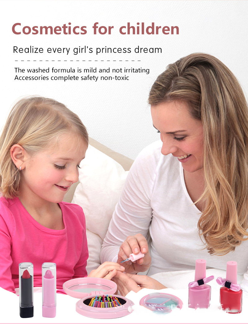 Children′ S Pretend Play Dress up Cosmetic Toys Girl Makeup Set
