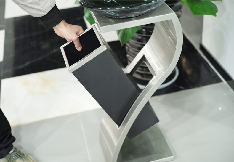 Урна с пепельницей из нержавеющей стали YH-34G