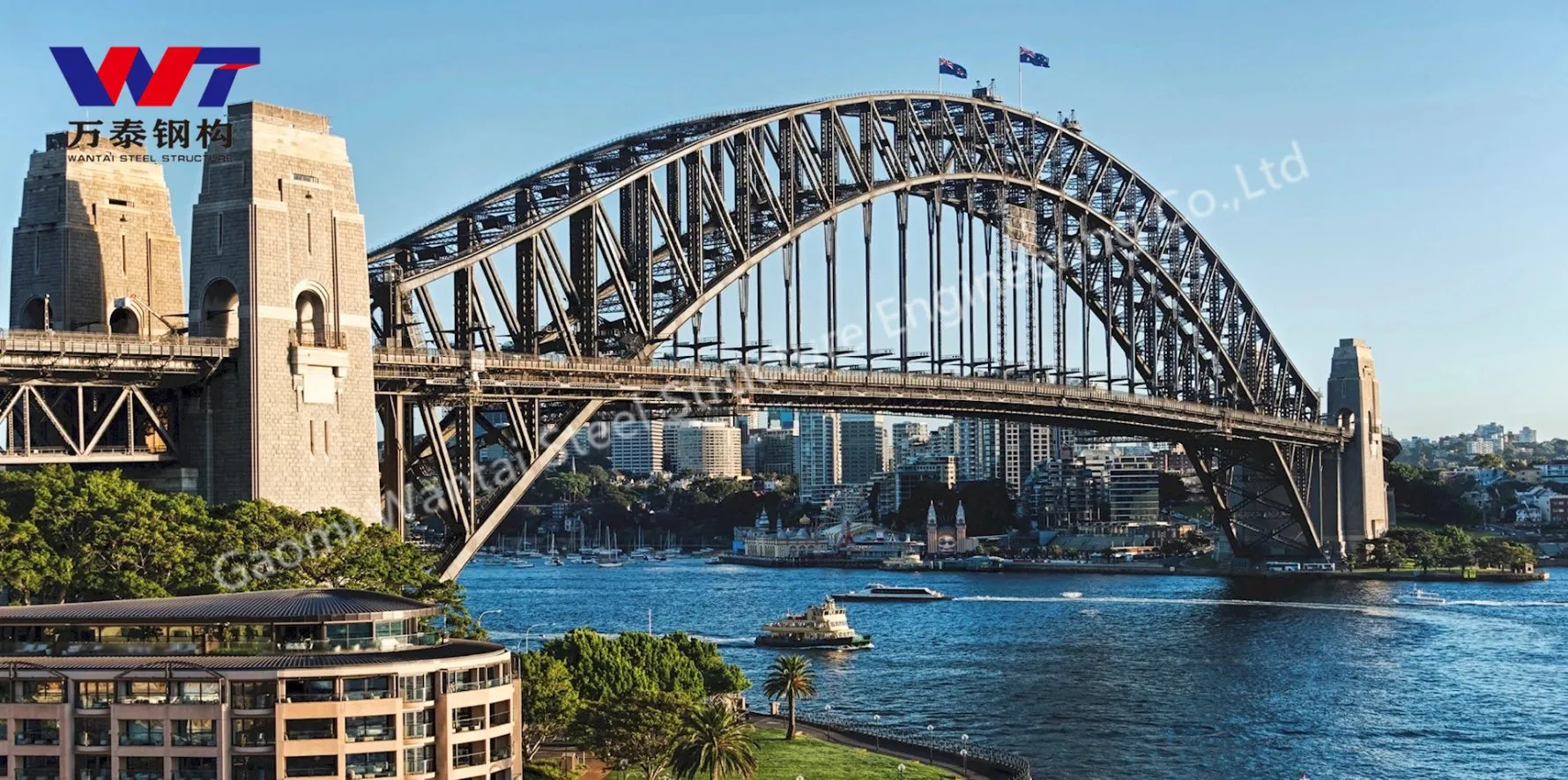 Steel Structure Construction Arch Bridge From China with Low Cost