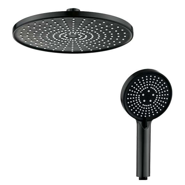 High Quality Direct Factory High Pressure 3 Functions Round Waterfall Handheld Shower Head