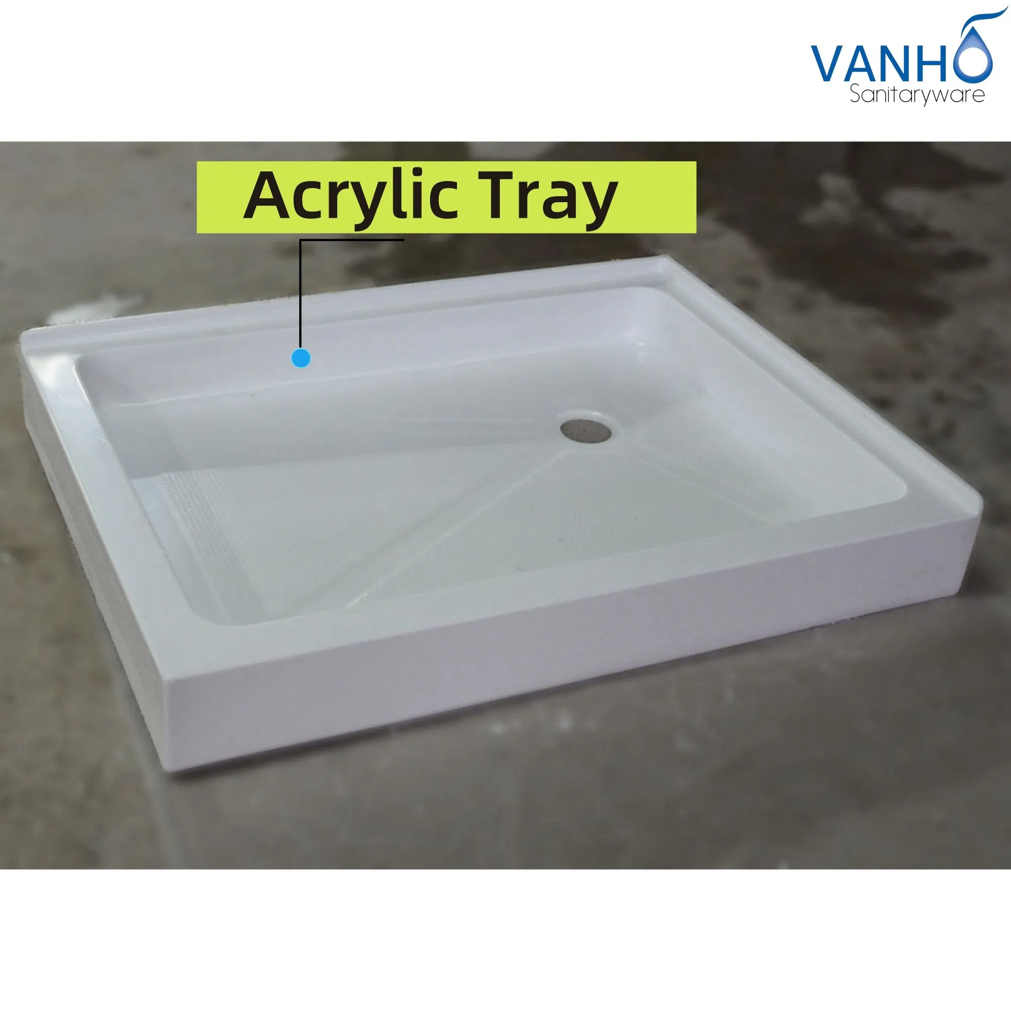 New Style Space-Saving Straight-Line Shape, Swing Door Design Showerroom