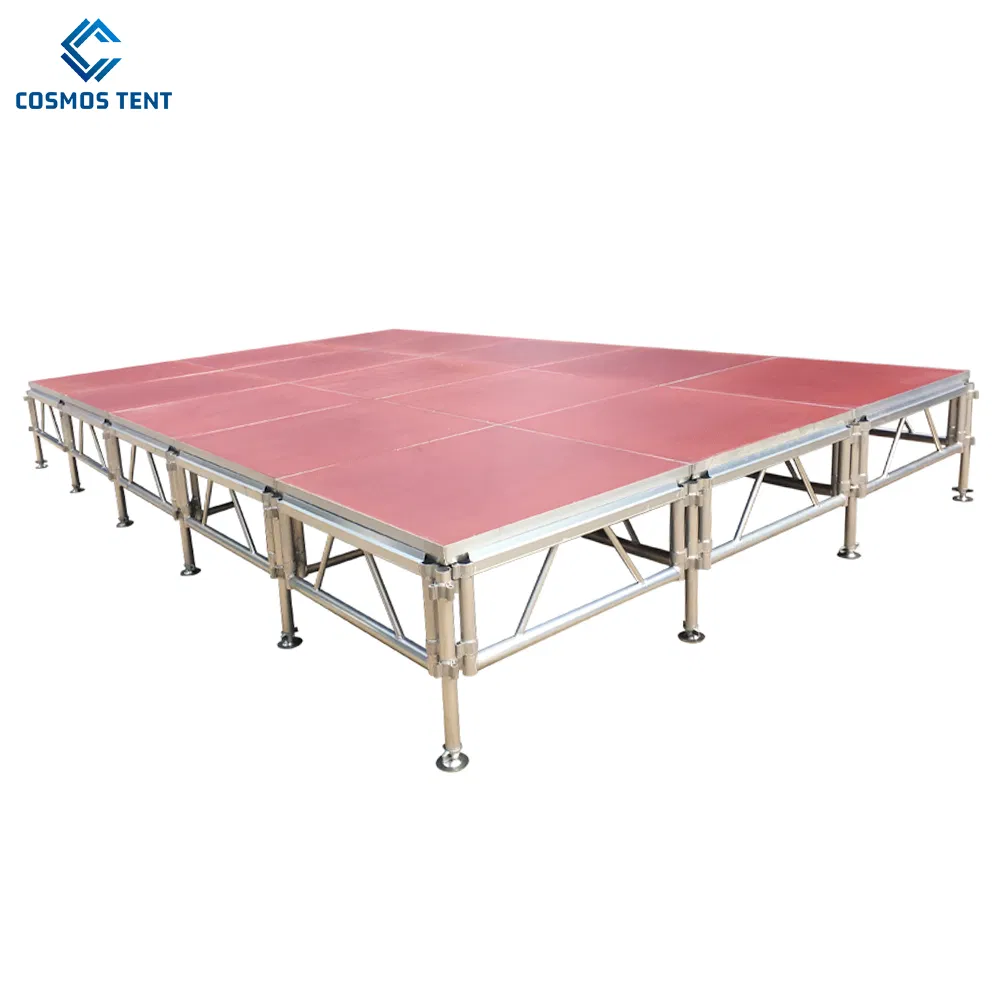 Outdoor Mobile Stage Aluminum Concert Stage Aluminum Stage Platform Foldable Design for Events Concerts Weddings