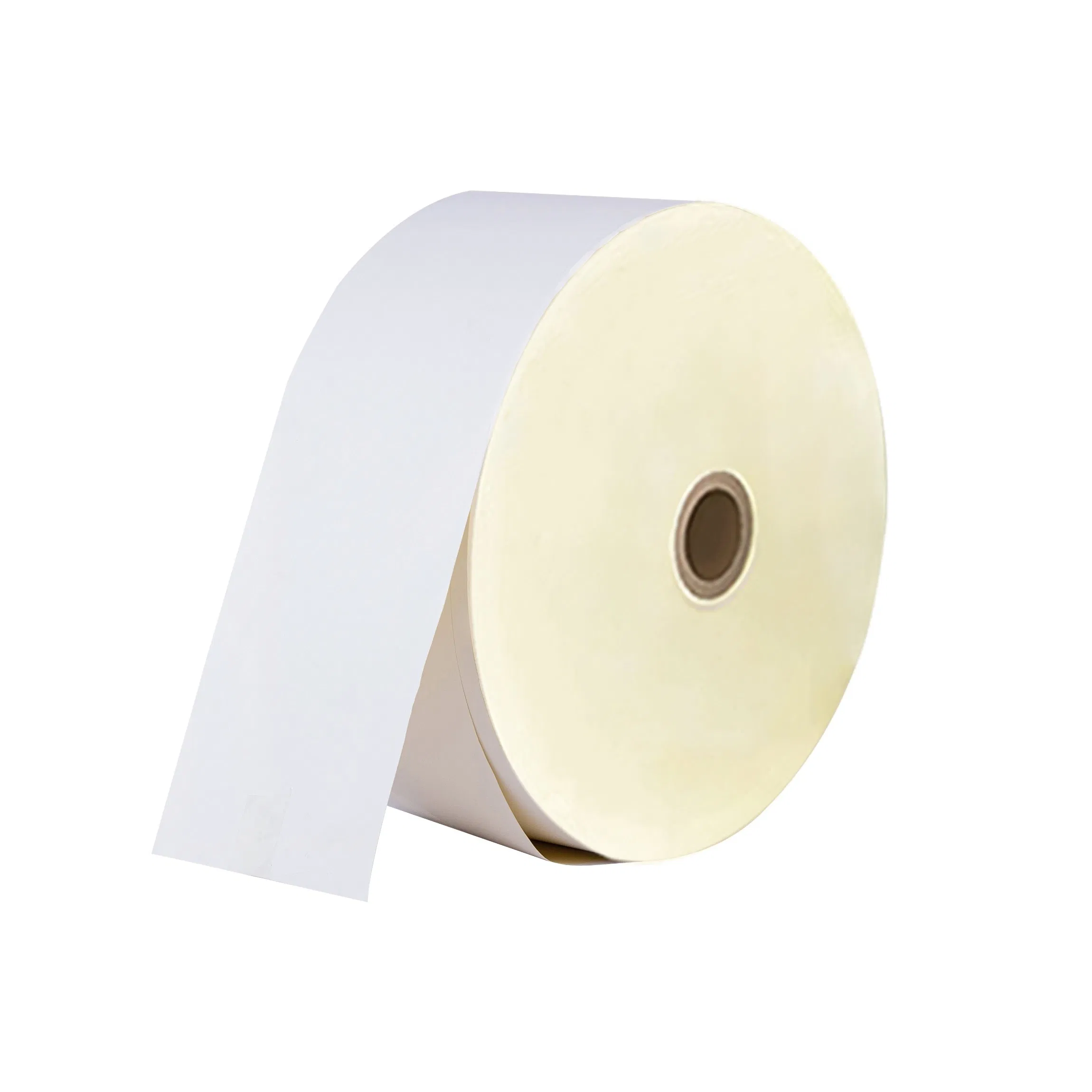 Big Roll Sticker Material Yellow Glassine Eco Direct Thermal Paper Sticker Label Sticker